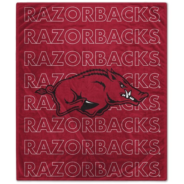 Arkansas Razorbacks 60'' x 70'' Echo Plush Blanket