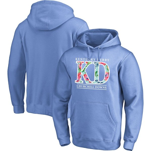 Kentucky Derby Fanatics Branded In the Running Pullover Hoodie - Light Blue