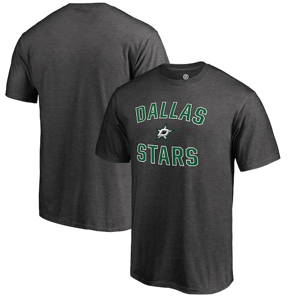 Dallas Stars Fanatics Branded Victory Arch T-Shirt - Heathered Gray