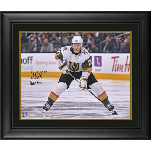 William Karlsson Vegas Golden Knights Fanatics Authentic Framed Autographed 16" x 20" White Jersey Skating Photograph with "Wild Bill" Inscription