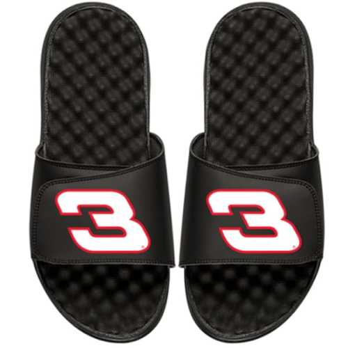 Dale Earnhardt ISlide Youth Number Slide Sandals - Black