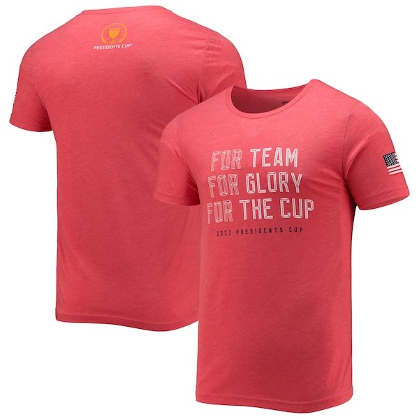 2022 Presidents Cup Ahead United States Team For the Cup Event T-Shirt - Red
