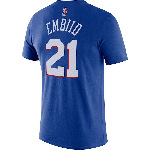 Joel Embiid Philadelphia 76ers Nike Diamond Icon Name & Number T-Shirt - Royal
