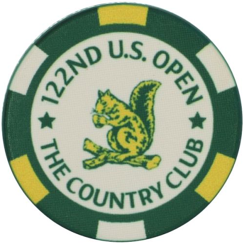 2022 U.S. Open Green/White Custom Poker Chip