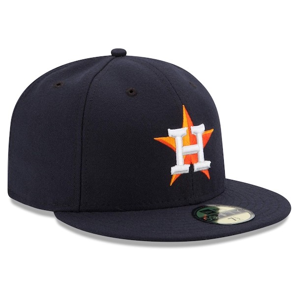 Houston Astros New Era Home Authentic Collection On Field 59FIFTY Performance Fitted Hat - Navy