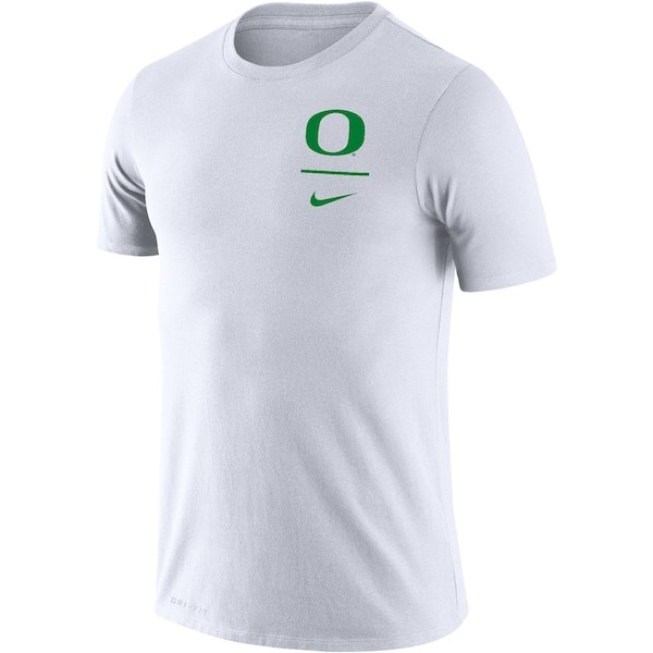 Oregon Ducks Nike Logo Stack Legend Performance T-Shirt - White