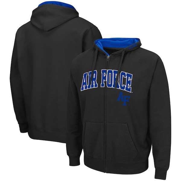 Air Force Falcons Colosseum Arch & Logo 3.0 Full-Zip Hoodie - Black