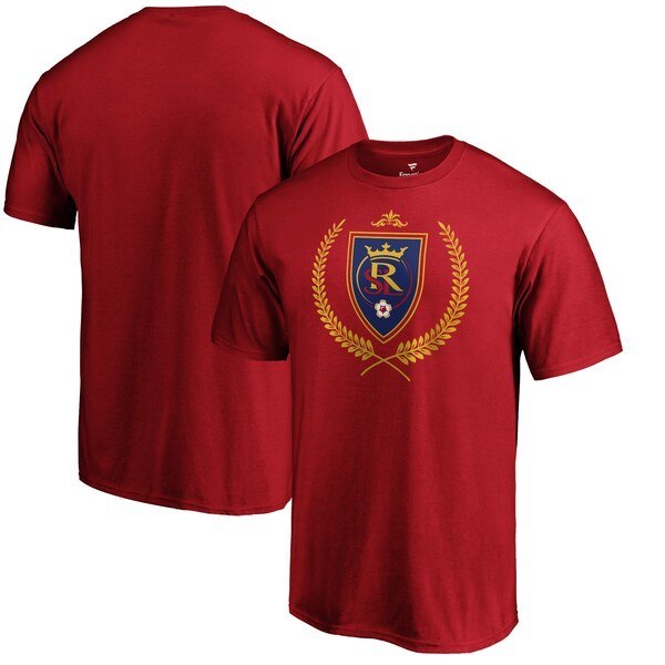 Real Salt Lake Fanatics Branded Hometown Collection Royal Leaves T-Shirt - Red