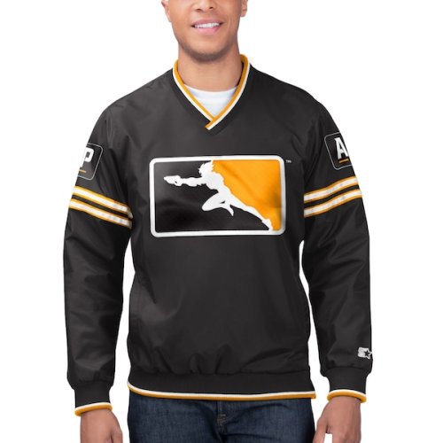 Starter Overwatch League Game Day Trainer Pullover Jacket - Black
