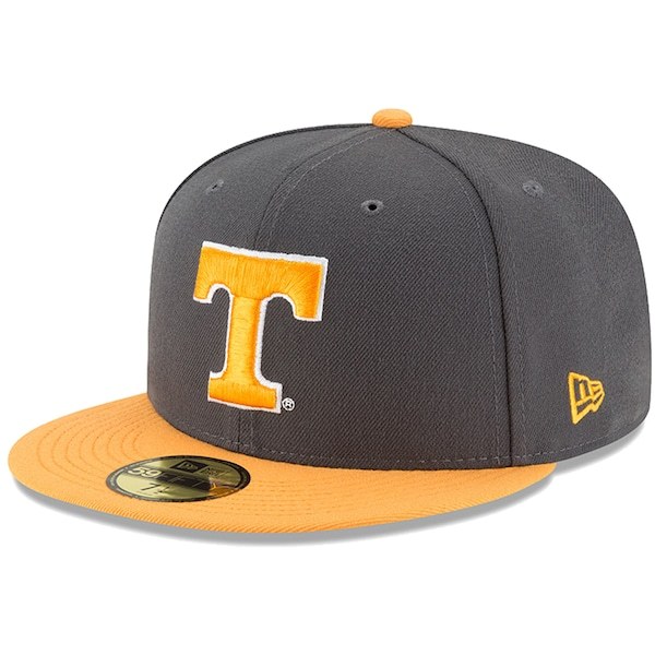 Tennessee Volunteers New Era NCAA Basic 59FIFTY GCP Fitted Hat - Gray