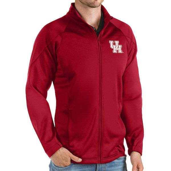 Houston Cougars Antigua Links Full-Zip Golf Jacket - Red