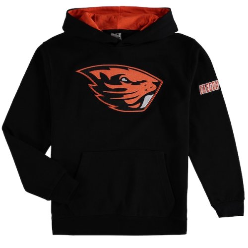 Oregon State Beavers Youth Big Logo Pullover Hoodie - Black