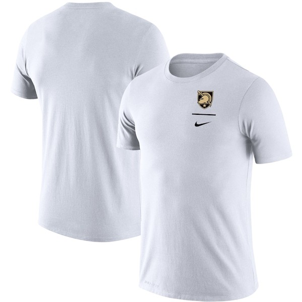 Army Black Knights Nike Logo Stack Legend Performance T-Shirt - White