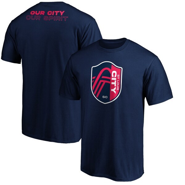 St. Louis City SC Fanatics Branded Our City T-Shirt - Navy