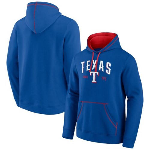 Texas Rangers Fanatics Branded Ultimate Champion Logo Pullover Hoodie - Royal