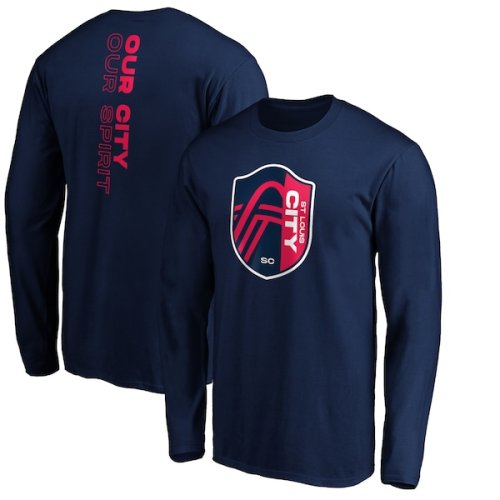 St. Louis City SC Fanatics Branded Our City Long Sleeve T-Shirt - Navy