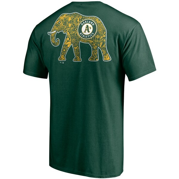 Oakland Athletics Fanatics Branded Paisley Hometown T-Shirt - Green