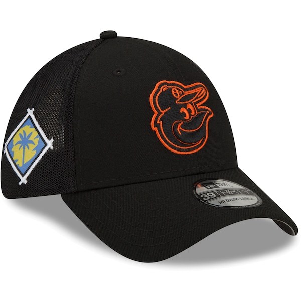 Baltimore Orioles New Era 2022 Spring Training 39THIRTY Flex Hat - Black