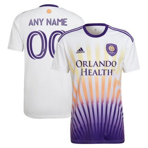 Orlando City SC adidas 2022 The Sunshine Kit Replica Custom Jersey - White
