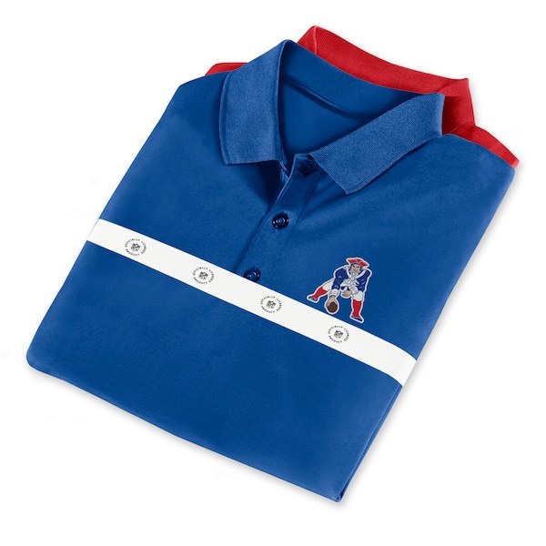 New England Patriots Fanatics Branded Home & Away Throwback 2-Pack Polo Set - Royal/Red