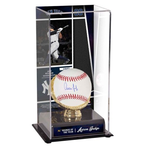Aaron Judge New York Yankees Fanatics Authentic Autographed Baseball and 2017 Rookie of the Year Sublimated Display Case with Image