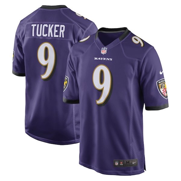 Justin Tucker Baltimore Ravens Nike Game Player Jersey - Purple