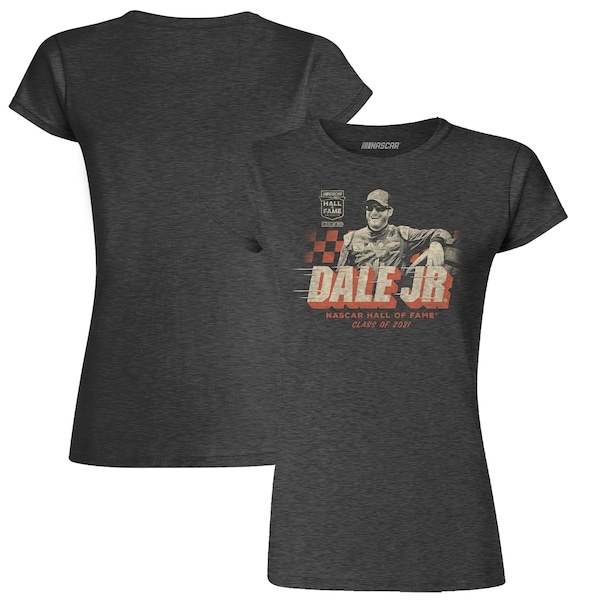 Dale Earnhardt Jr. JR Motorsports Official Team Apparel Women's NASCAR Hall of Fame Class of 2021 1-Spot T-Shirt - Navy