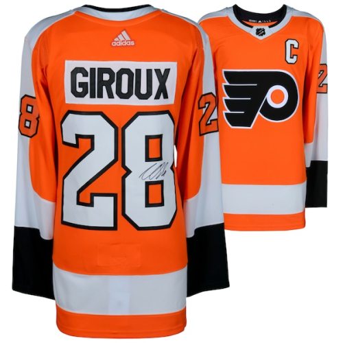 Claude Giroux Philadelphia Flyers Fanatics Authentic Autographed Orange Adidas Authentic Jersey