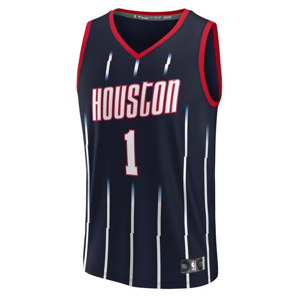 John Wall Houston Rockets Fanatics Branded 2021/22 Fast Break Replica Jersey - City Edition - Navy