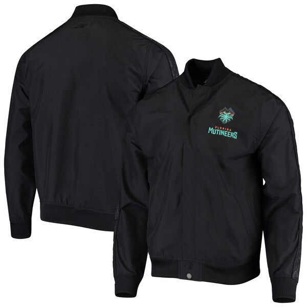 Florida Mutineers Authentic Full-Snap Jacket - Black