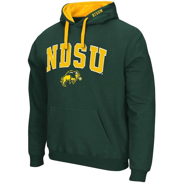 NDSU Bison Colosseum Arch & Logo 2.0 Pullover Hoodie - Green