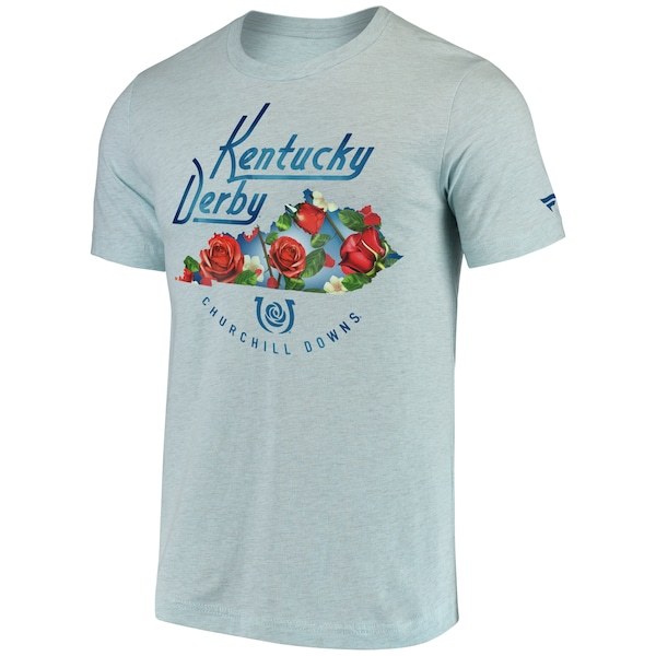 Kentucky Derby Fanatics Branded Floral Kentucky T-Shirt - Light Blue