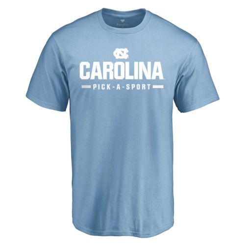 North Carolina Tar Heels Custom Sport Wordmark T-Shirt - Carolina Blue