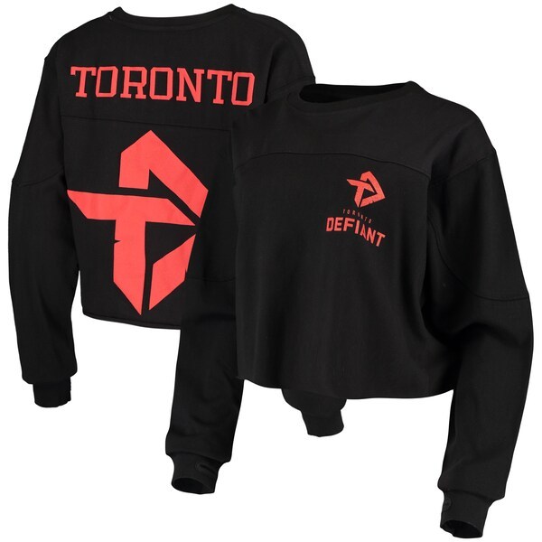 Toronto Defiant G-III 4Her by Carl Banks Women's Spirit Long Sleeve T-Shirt - Black