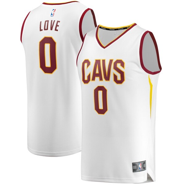 Kevin Love Cleveland Cavaliers Fanatics Branded Fast Break Replica Player Jersey - Association Edition - White