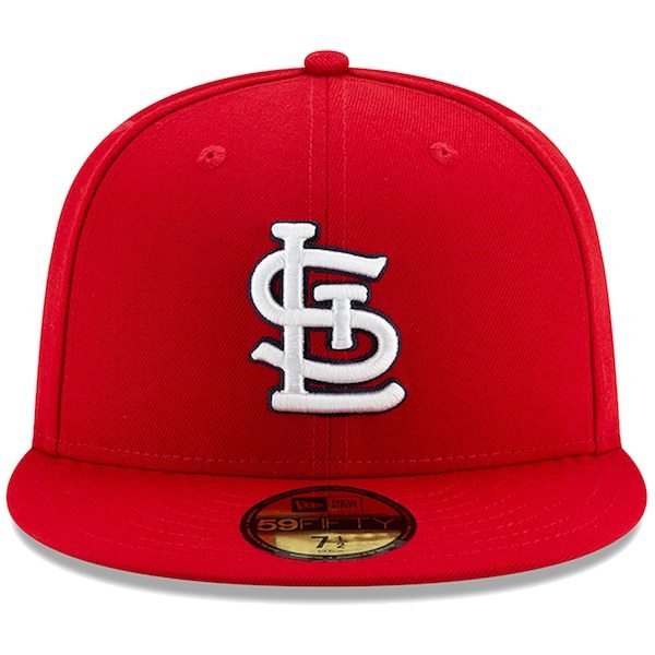 St. Louis Cardinals New Era On-Field Authentic Collection 59FIFTY Fitted Hat - Red