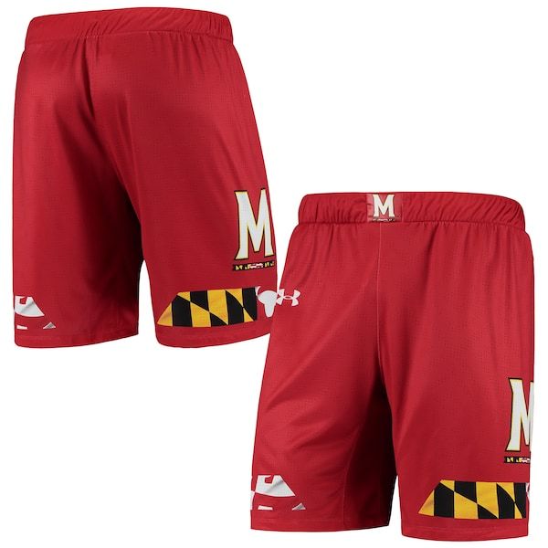 Maryland Terrapins Under Armour Replica Basketball Short - Red