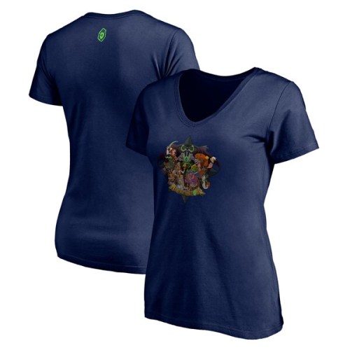 Hearthstone Fanatics Branded Women's V-Neck T-Shirt - Navy