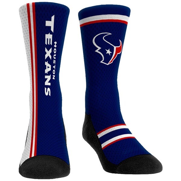 Houston Texans Rock Em Socks Youth Logo Classic Uniform Crew Socks