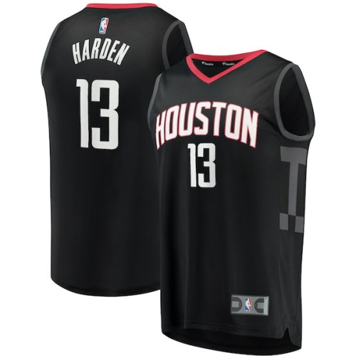 James Harden Houston Rockets Fanatics Branded Youth Fast Break Player Replica Jersey - Statement Edition - Black