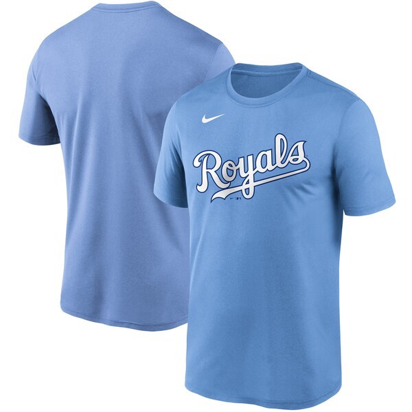 Kansas City Royals Nike Wordmark Legend T-Shirt - Light Blue
