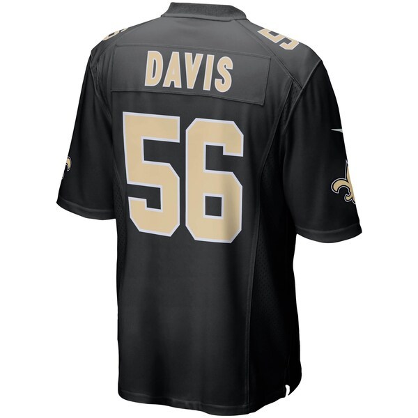 Demario Davis New Orleans Saints Nike Game Player Jersey - Black