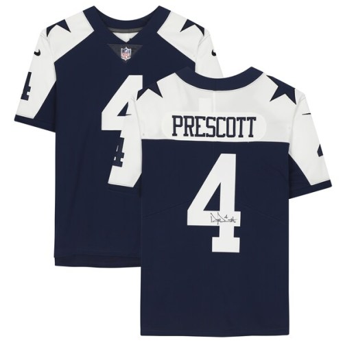Dak Prescott Dallas Cowboys Fanatics Authentic Autographed Navy Nike Alternate Limited Jersey