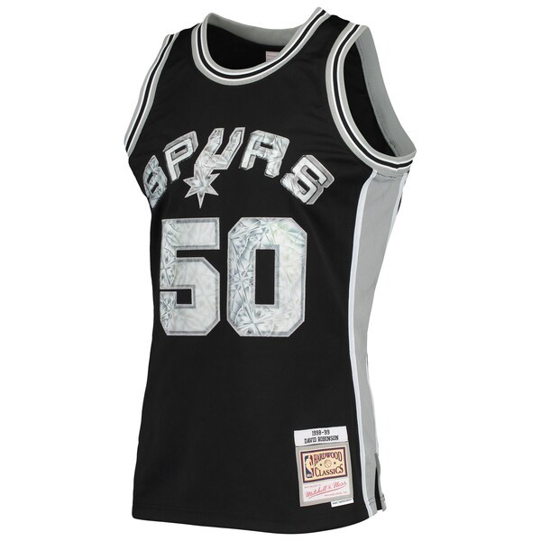 David Robinson San Antonio Spurs Mitchell & Ness 1998-99 Hardwood Classics 75th Anniversary Diamond Swingman Jersey - Black