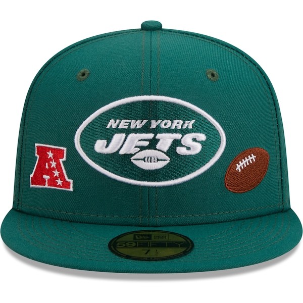 New York Jets New Era Team Local 59FIFTY Fitted Hat - Green