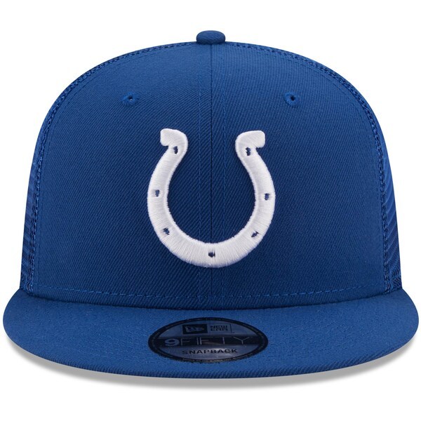 Indianapolis Colts New Era Classic Trucker 9FIFTY Snapback Hat - Royal