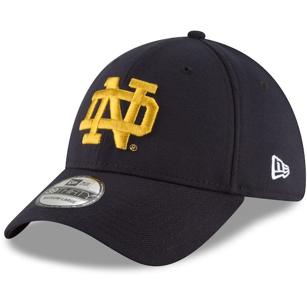 Notre Dame Fighting Irish New Era College Classic 39Thirty Logo Flex Hat - Navy