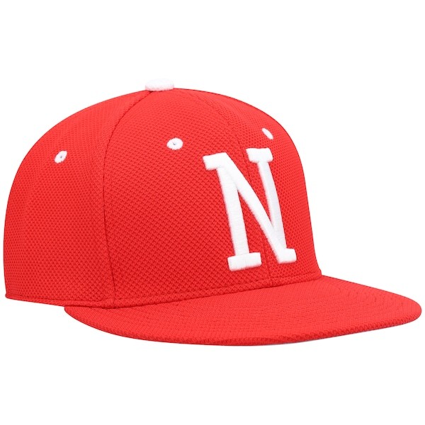 Nebraska Huskers adidas Logo On-Field Baseball Fitted Hat - Scarlet