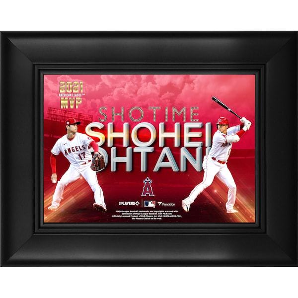Shohei Ohtani Los Angeles Angels Fanatics Authentic 2021 AL MVP Framed 5" x 7" Collage