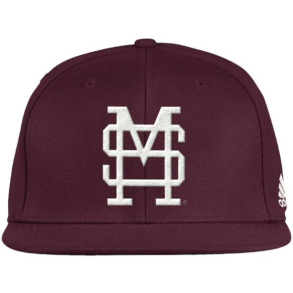 Mississippi State Bulldogs adidas Team On-Field Baseball Fitted Hat - Maroon